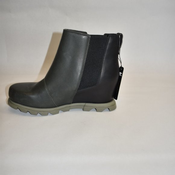 Sorel Joan of Arctic Wedge III Chelsea Bootie Size 12 Dark Moss Sage NL4588 - Picture 4 of 10